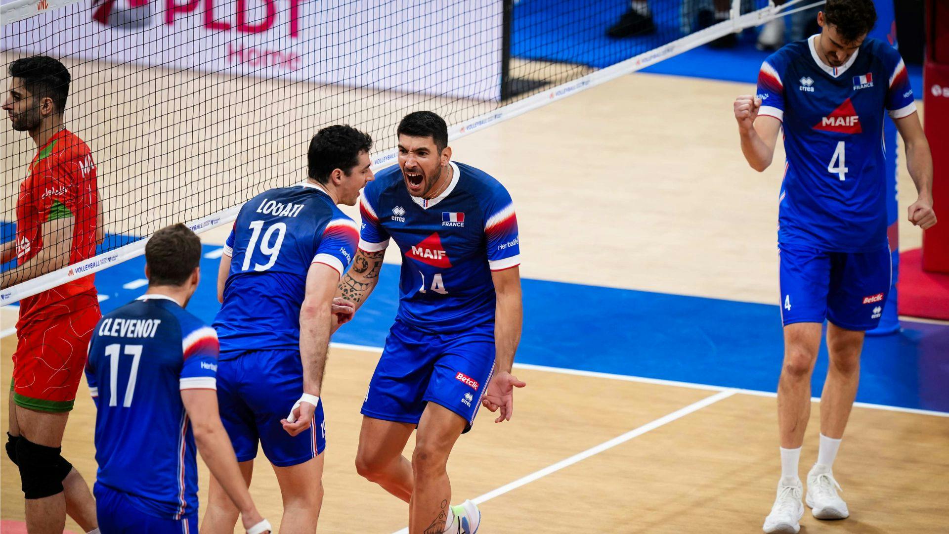 VNL: Olympic champions France bounce back with dominating win over streaking Iran